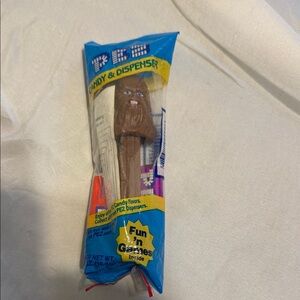 Vintage PEZ Chewbacca Candy Dispenser - Brown